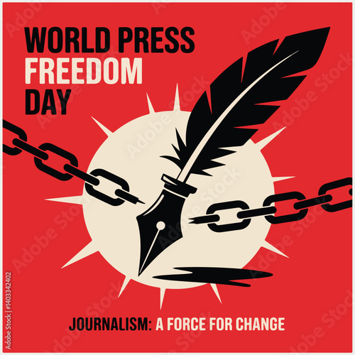 World Press Freedom Day flyer poster image.eps