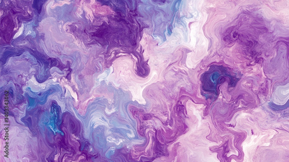 A vibrant abstract swirl of purple and lavender hues. A vibrant abstract swirl of purple and lavender hues.