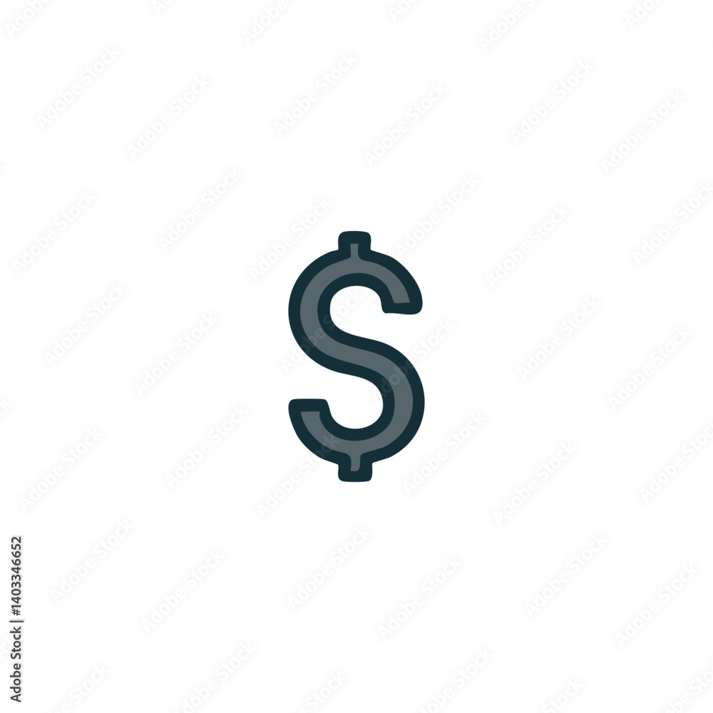 vector illustration of elements with financial symbols vector illustration of elements with financial symbols