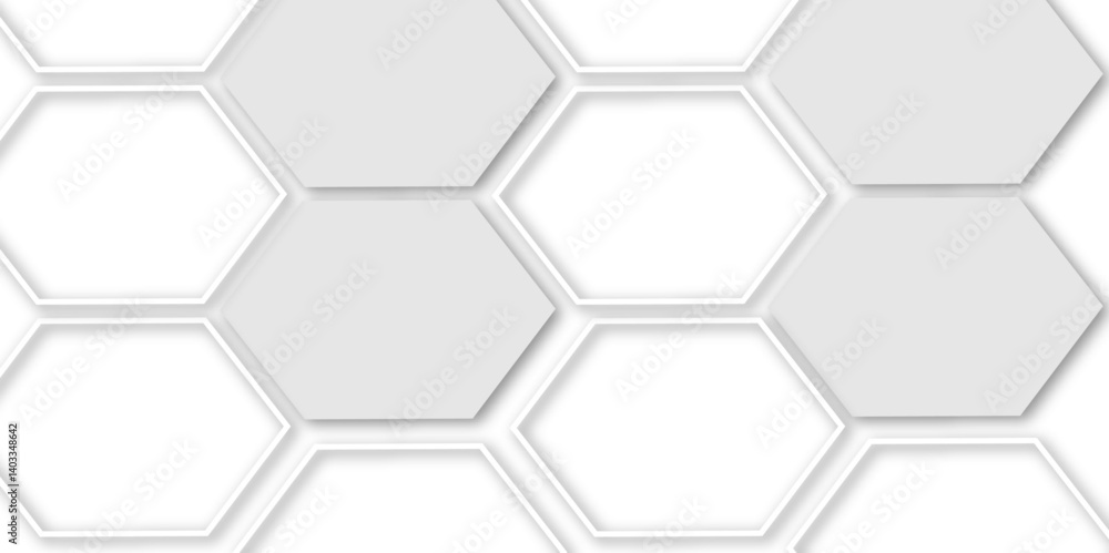 Futuristic 3D White and grey Geometric Structure Featuring Abstract Polygonal Honeycomb Pattern, Technology-Inspired Design, and a Luxurious, Modern Vector Background for Innovation Futuristic 3D White and grey Geometric Structure Featuring Abstract Polygonal Honeycomb Pattern, Technology-Inspired Design, and a Luxurious, Modern Vector Background for Innovation