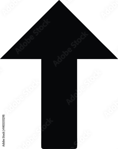 arrow up vector icon.eps