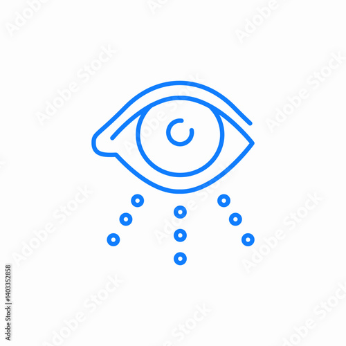 eye view icon sign vector