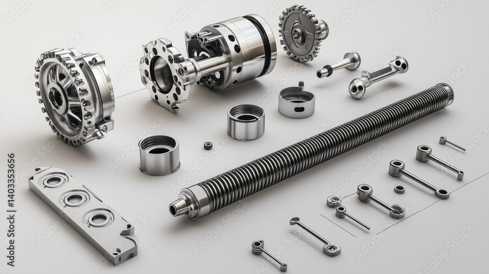 Precision-manufactured parts designed for transmission systems.
Precision-manufactured parts designed for transmission systems.