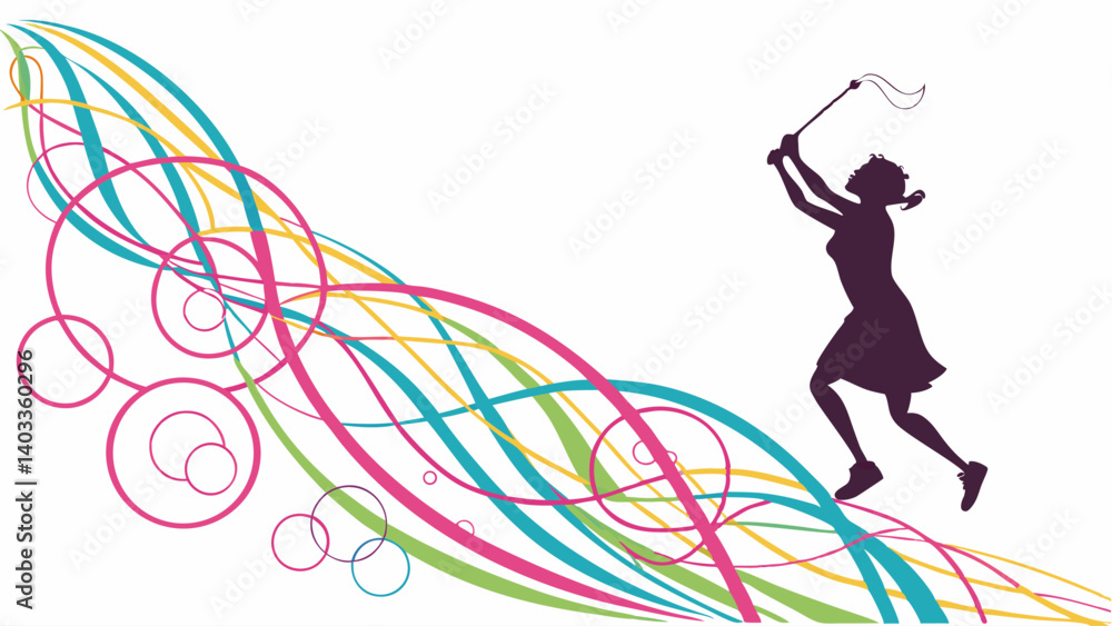 dancing girl silhouette dancing girl silhouette