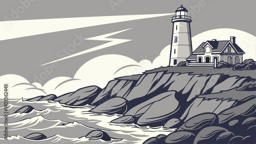 lighthouse on the beach