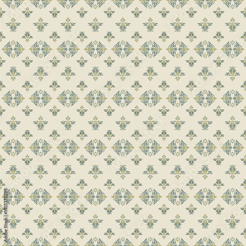 Delicate floral patterns