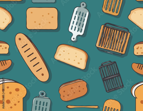 Grille-pain et pain