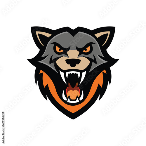 lion head gaming logo esport