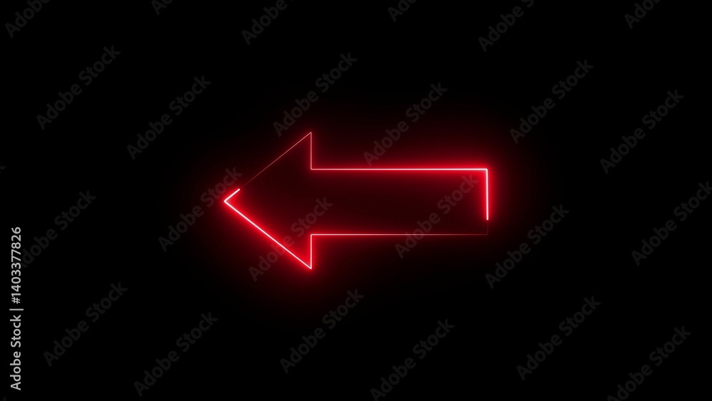 A radiant neon left arrow icon, glowing in bold blue or pink hues. Sleek and modern, it suggests backward navigation or direction with a retro-futuristic aesthetic. A radiant neon left arrow icon, glowing in bold blue or pink hues. Sleek and modern, it suggests backward navigation or direction with a retro-futuristic aesthetic.