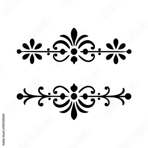 Classic flourish vector element set – elegant calligraphy-inspired ornaments and swirls for upscale branding, luxury labels, and formal invites.


