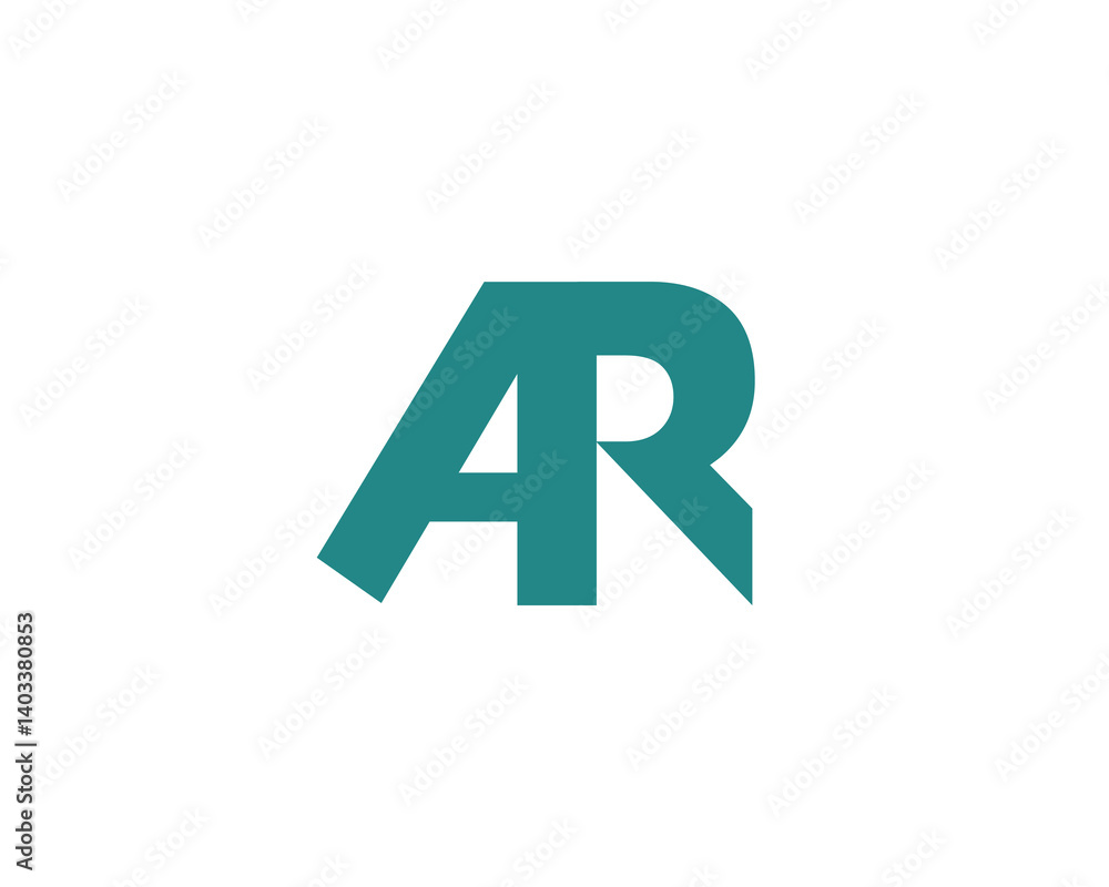AR logo design vector template. AR AR logo design vector template. AR