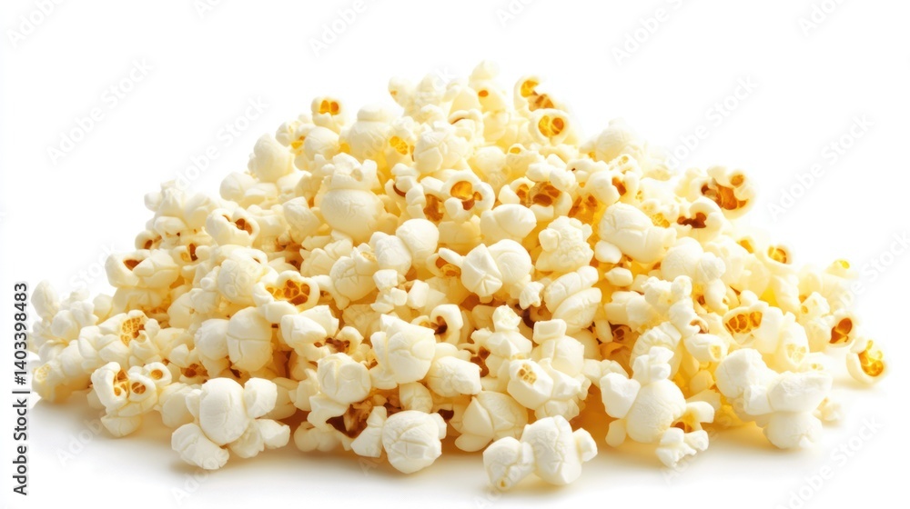 A Close-Up of a Pile of Popcorn A Close-Up of a Pile of Popcorn