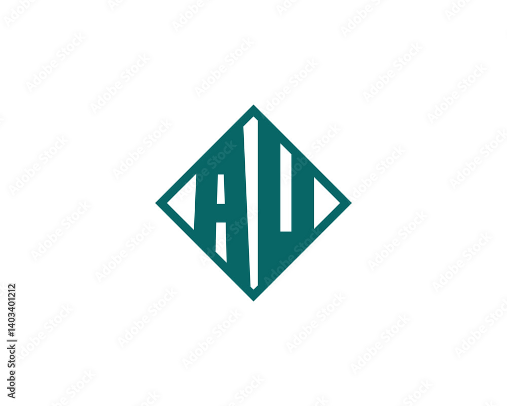 AU logo design vector template. AU AU logo design vector template. AU