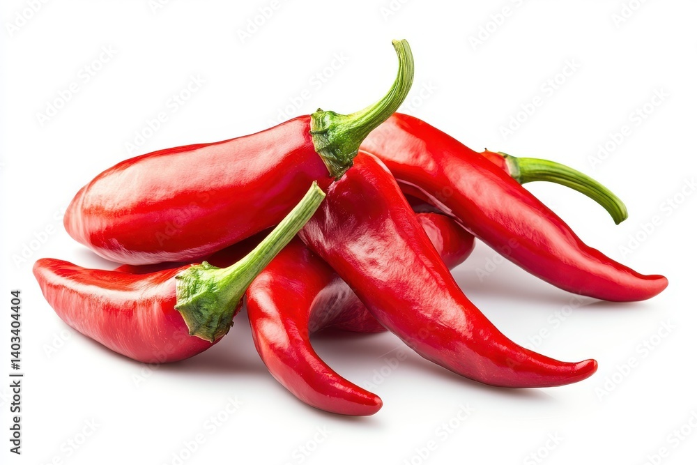Vibrant Picante Chili: Fresh Red Peppers for Authentic Mexican Cuisine Vibrant Picante Chili: Fresh Red Peppers for Authentic Mexican Cuisine