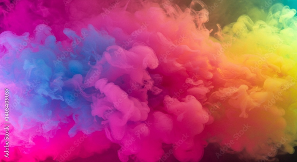 Fototapeta premium colorful smoke burst abstract background design