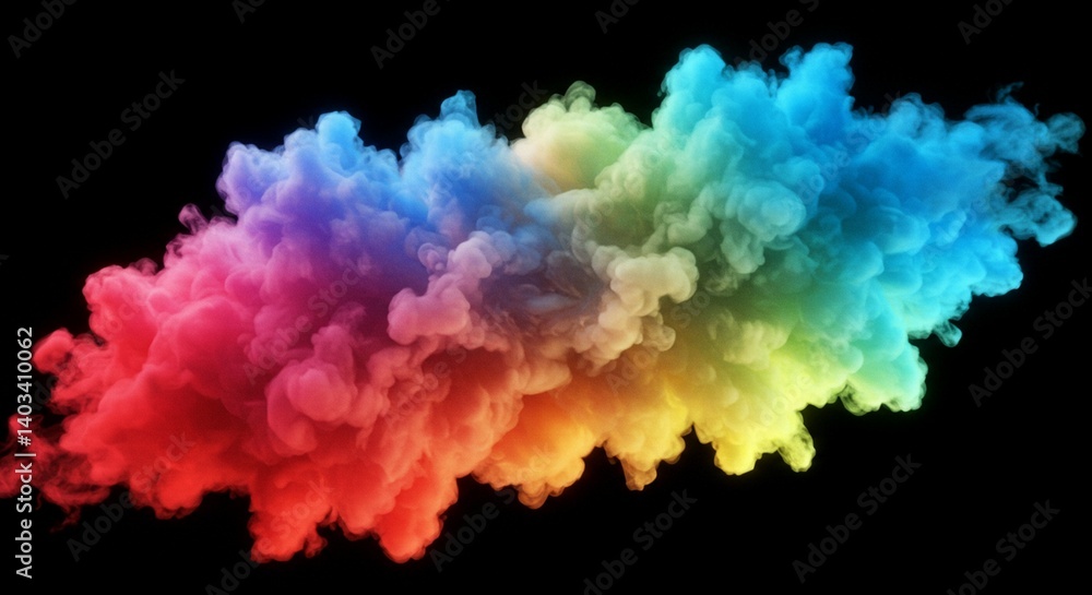Fototapeta premium colorful smoke burst abstract background design