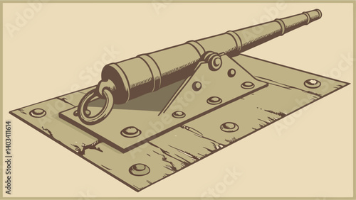 old fashioned cannon