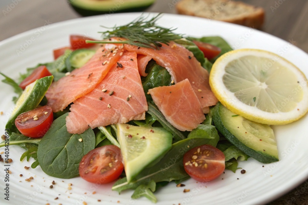 Smoked salmon salad Smoked salmon salad