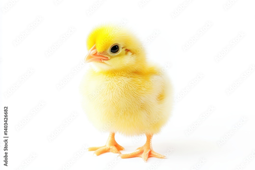Obraz premium Fluffy yellow chick