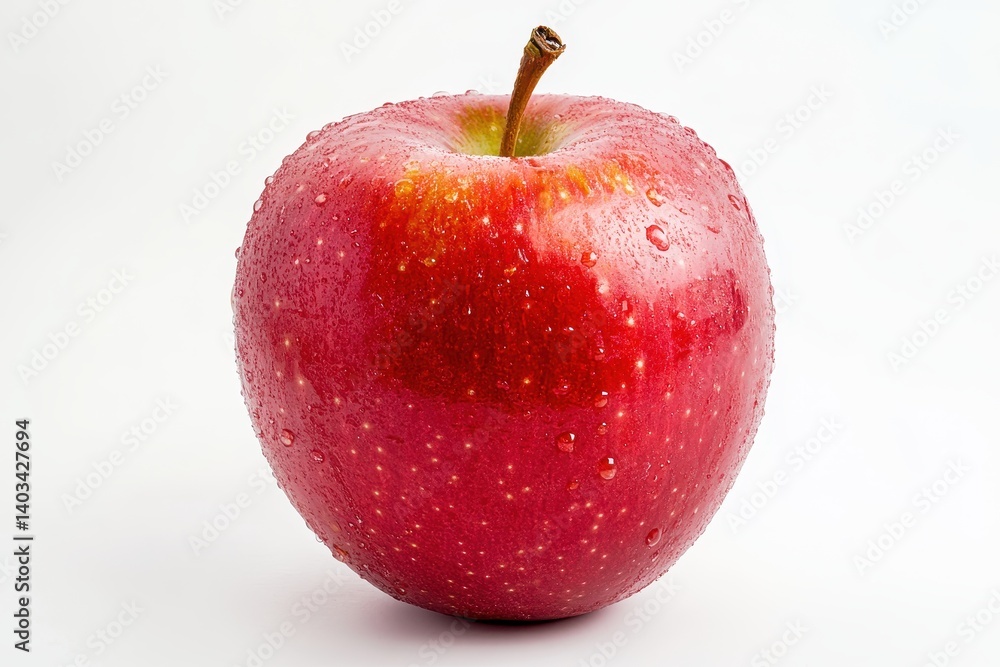 Red apple with water droplets (1) Red apple with water droplets (1)