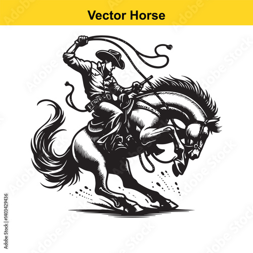 Vector Horseman