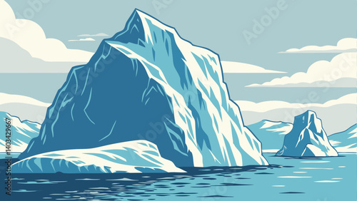 iceberg in the sea