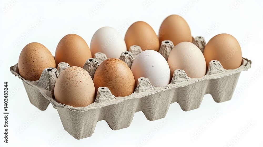 A dozen eggs are sitting in a carton A dozen eggs are sitting in a carton