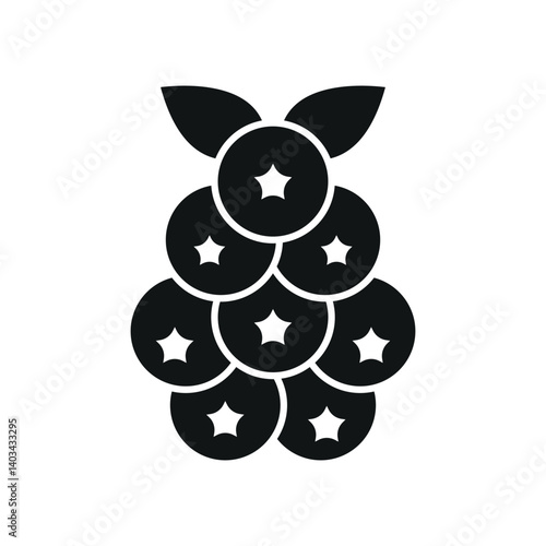 Blueberry icon symbolizes sweet nutrition, antioxidant-rich fruit, and healthy snacking moments.