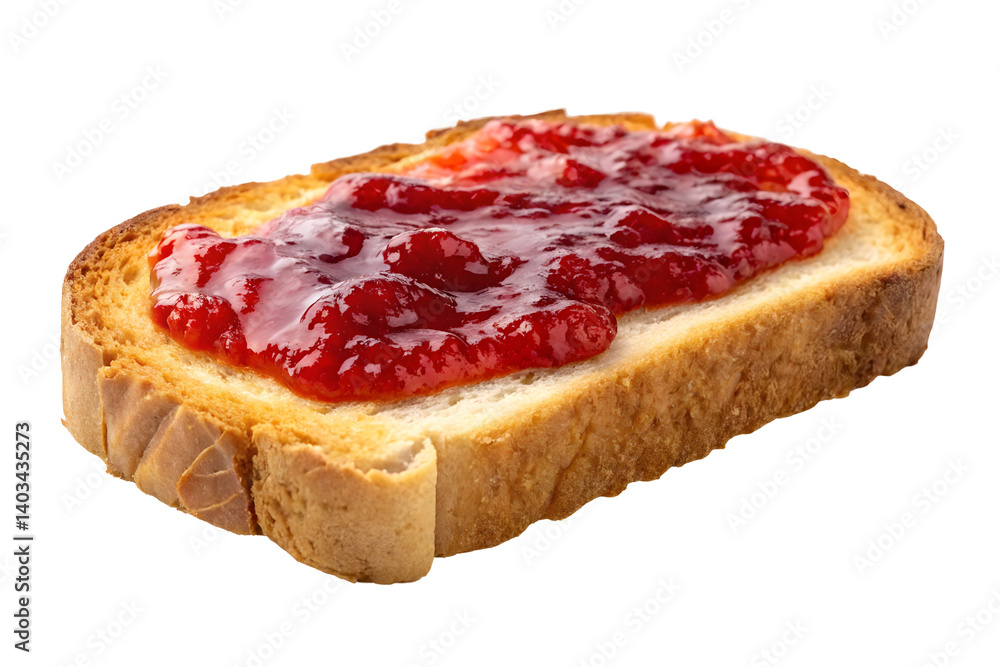 Slice of Toasted Bread with Creamy Chocolate Hazelnut Spread. Slice of Toasted Bread with Creamy Chocolate Hazelnut Spread.