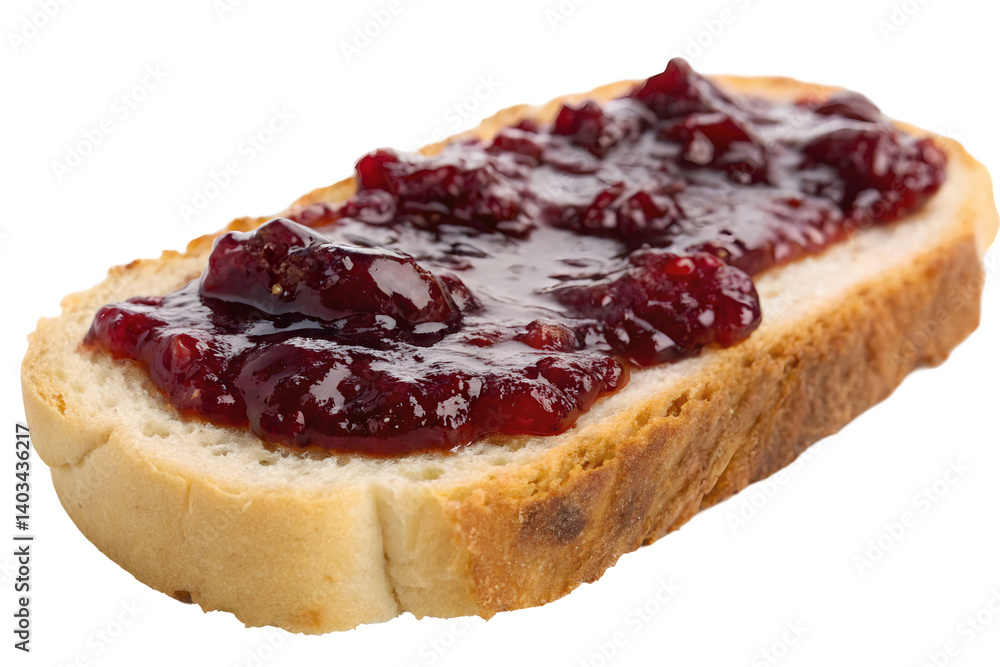 Slice of Toasted Bread with Creamy Chocolate Hazelnut Spread. Slice of Toasted Bread with Creamy Chocolate Hazelnut Spread.