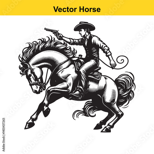 Vector Horseman