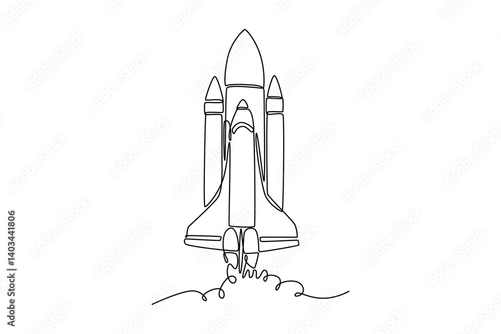 Air transport concept. Single line draw design. Vector graphic illustration Air transport concept. Single line draw design. Vector graphic illustration