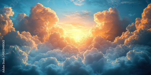 heart shaped clouds
