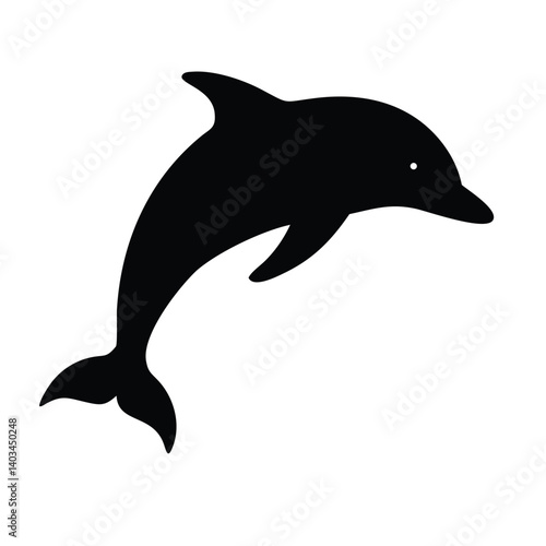 Wallpaper Mural silhouette of a dolphin icon
 Torontodigital.ca