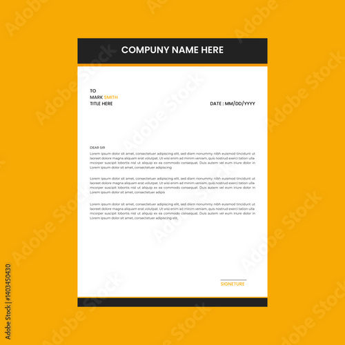 Simple Letterhead Design..