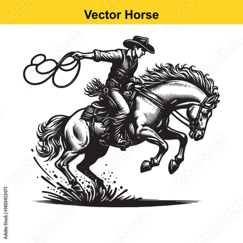 Vector Horseman