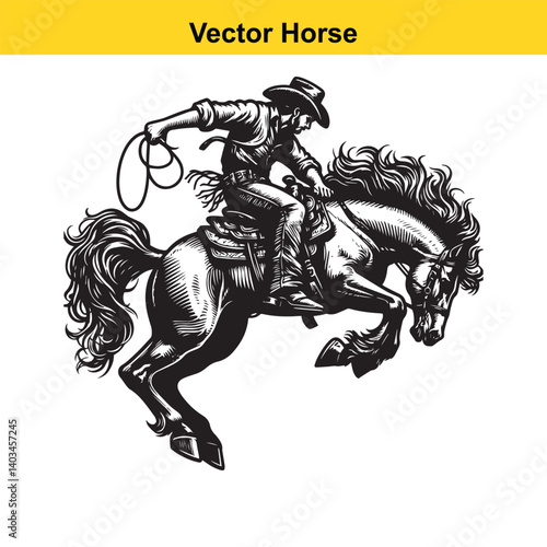 Vector Horseman