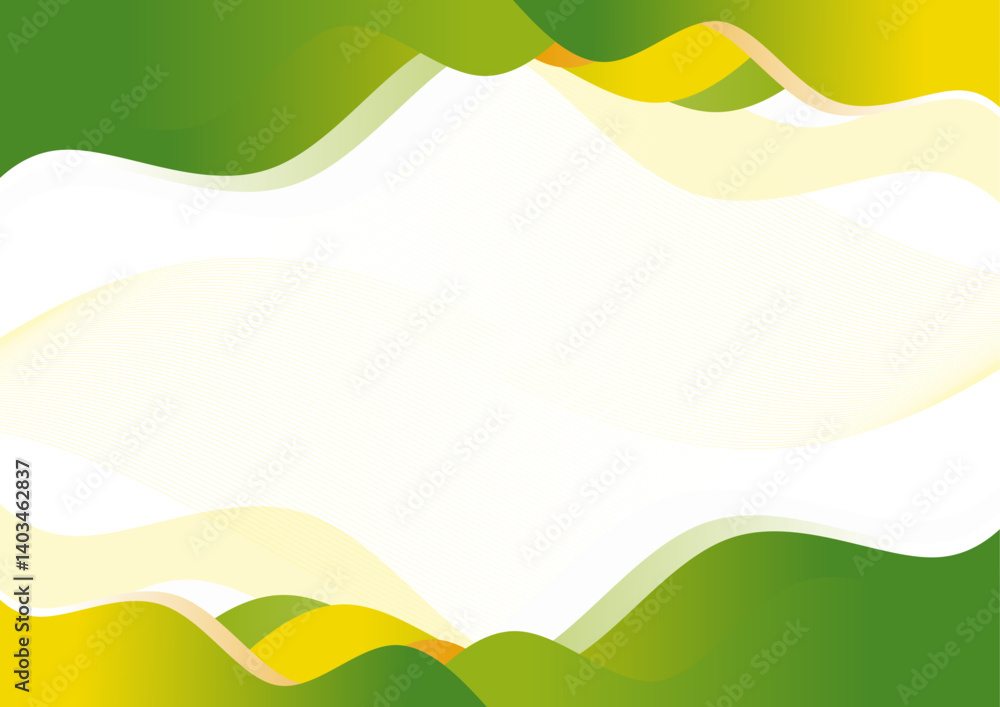 layered wave gradient vector background in white yellow green layered wave gradient vector background in white yellow green