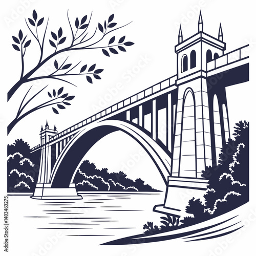 bridge over the river