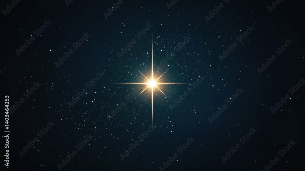 A star in the sky. A star in the sky.
