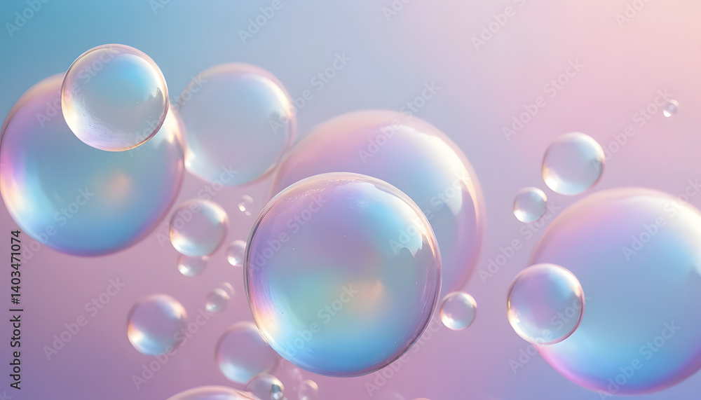 Abstract bubbles floating serene background digital art soft colors close-up view dreamy concept Abstract bubbles floating serene background digital art soft colors close-up view dreamy concept