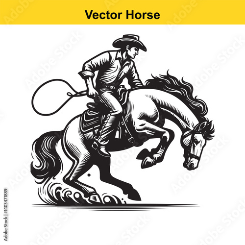 Vector Horseman
