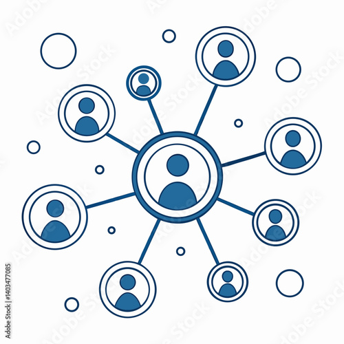 social network background