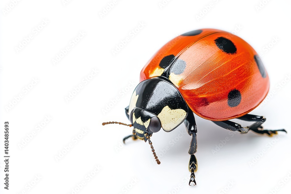 Ladybug on white background (4)