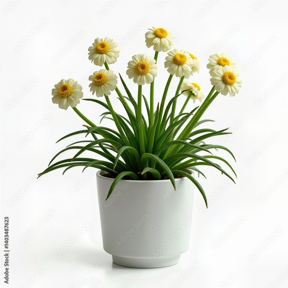 Discover the trendy marvel of a String of Pearls plant, its side view revealing the unique, pearl-like leaves cascading against a clean white backdrop.
Discover the trendy marvel of a String of Pearls plant, its side view revealing the unique, pearl-like leaves cascading against a clean white backdrop.