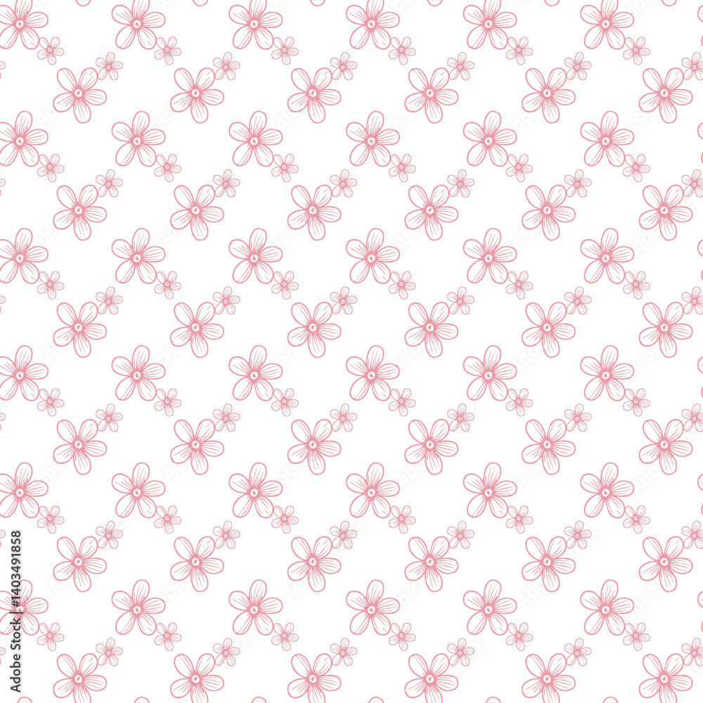 Sun Kissed Garden Seamless Vector Pattern Design Sun Kissed Garden Seamless Vector Pattern Design