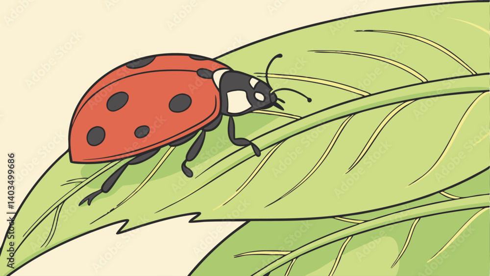 ladybug on leaf