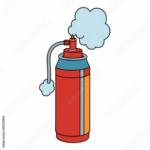 red fire extinguisher