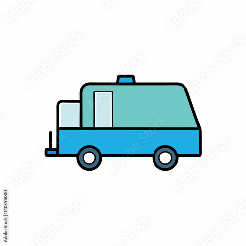 police car vector illustration