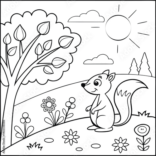 coloring page for kids